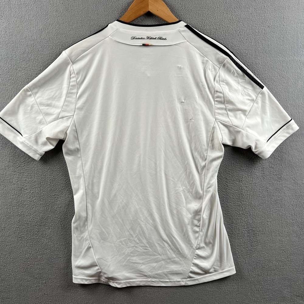 adidas Team Germany Jersey Mens Medium 2012/2013 Home Jersey Distressed Soccer - Picture 12 of 16